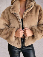 R&B | Bequeme Teddyjacke Mit Reißverschluss Für Damen