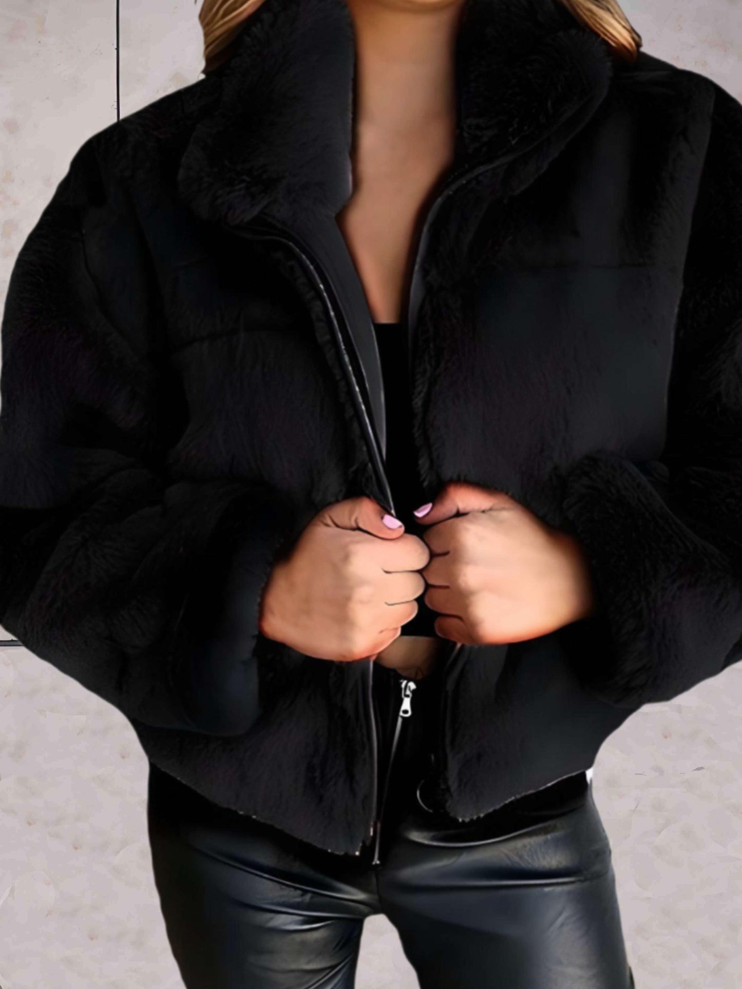 R&B | Bequeme Teddyjacke Mit Reißverschluss Für Damen