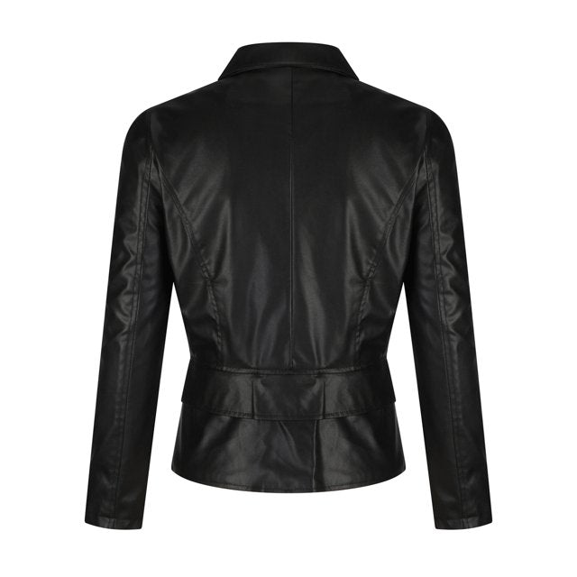 R&B | Leder Bikerjacke - Cool & Stilvoll