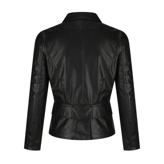 R&B | Leder Bikerjacke - Cool & Stilvoll