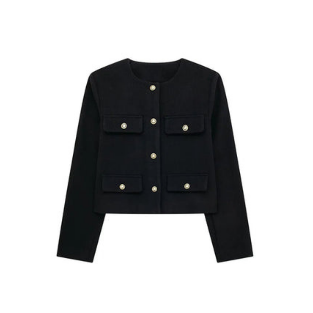 R&B | Vintage Blazer mit Langen Ärmeln für Frauen