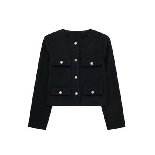 R&B | Vintage Blazer mit Langen Ärmeln für Frauen