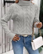 R&B | Kabelstrickrollenpullover