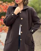 R&B | Schickes Seitenschleifen Freizeitoberteil Jacke