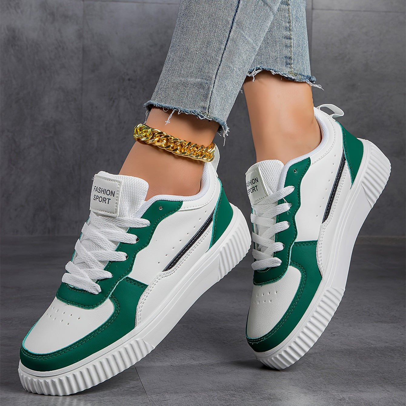 Sneaker Mit PlateauSohle Jade R&B