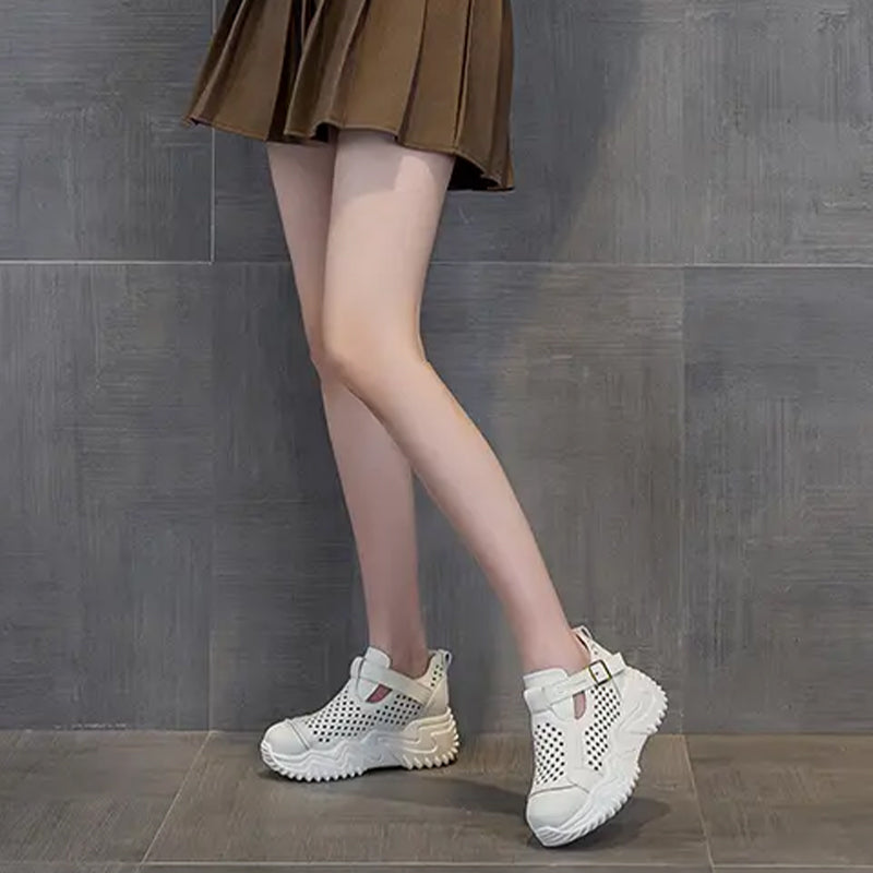 Atmungsaktive Sommer-Schuhe für Damen mit dicken Sohlen R&B R&B