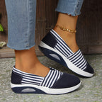 Gestreifte orthopädische Schuhe R&B R&B