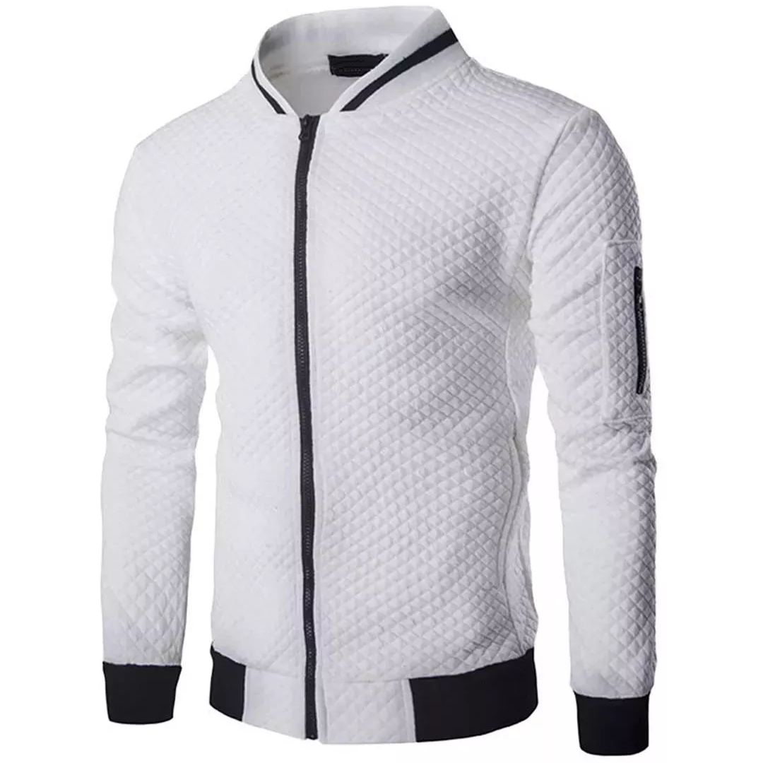 R&B | Jacquard Zip-Bomberjacke