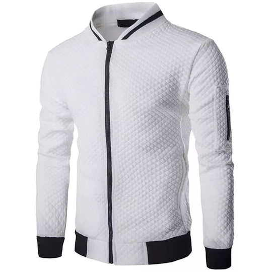 R&B | Jacquard Zip-Bomberjacke