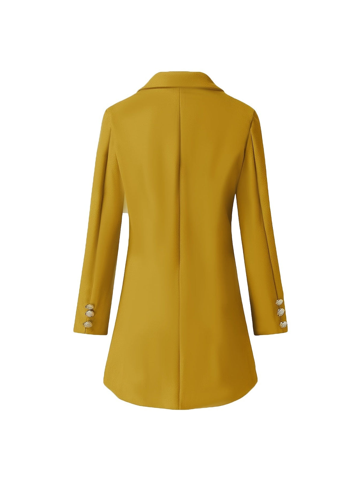 R&B | Mantel Gelb - Damen Eleganter Langmantel
