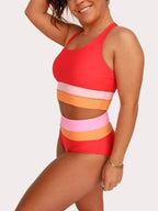 R&B | Großer Bikini mit geteiltem Reißverschluss
