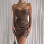 R&B | Schlauchtop und hippes PU-Kleid