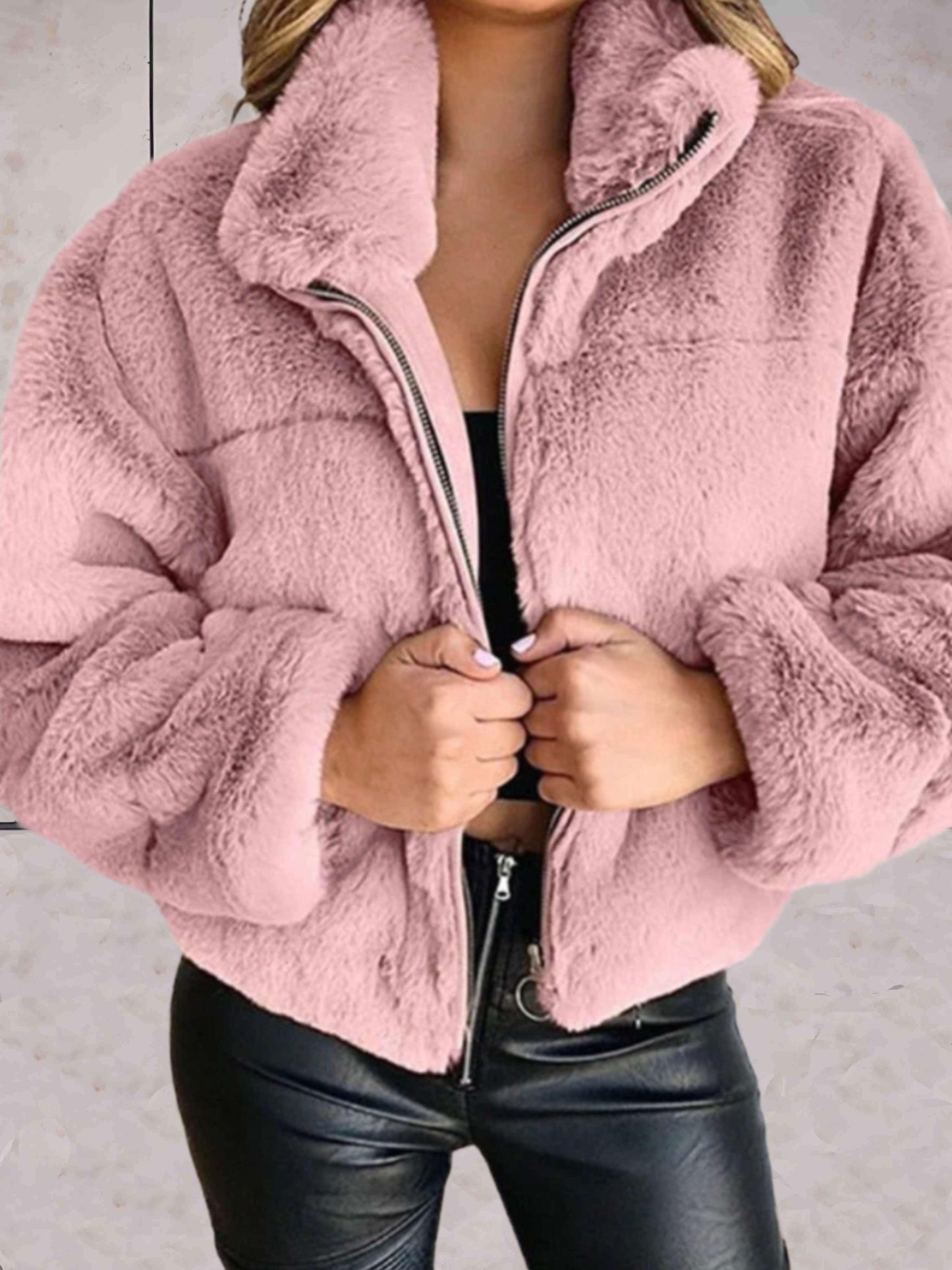 R&B | Bequeme Teddyjacke Mit Reißverschluss Für Damen