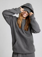 R&B | Bequemer Reise-Hoodie mit Flugmodus-Grafik