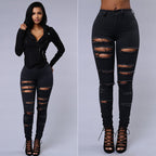 R&B | Skinny Damen Jeans - Hohe Taille, Lässiger Bleistiftschnitt