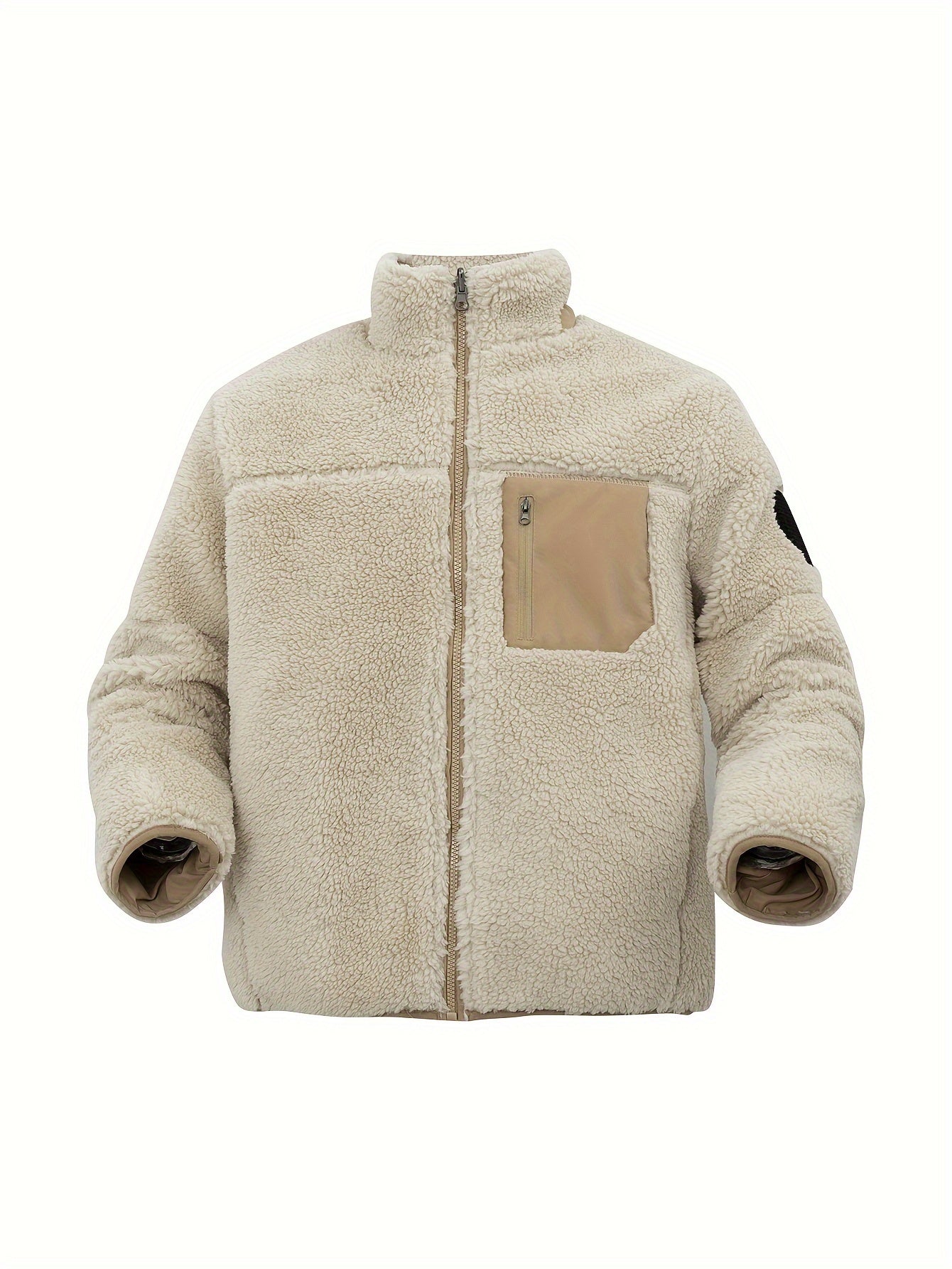 R&B | Hoher Hals Winter Teddyjacke