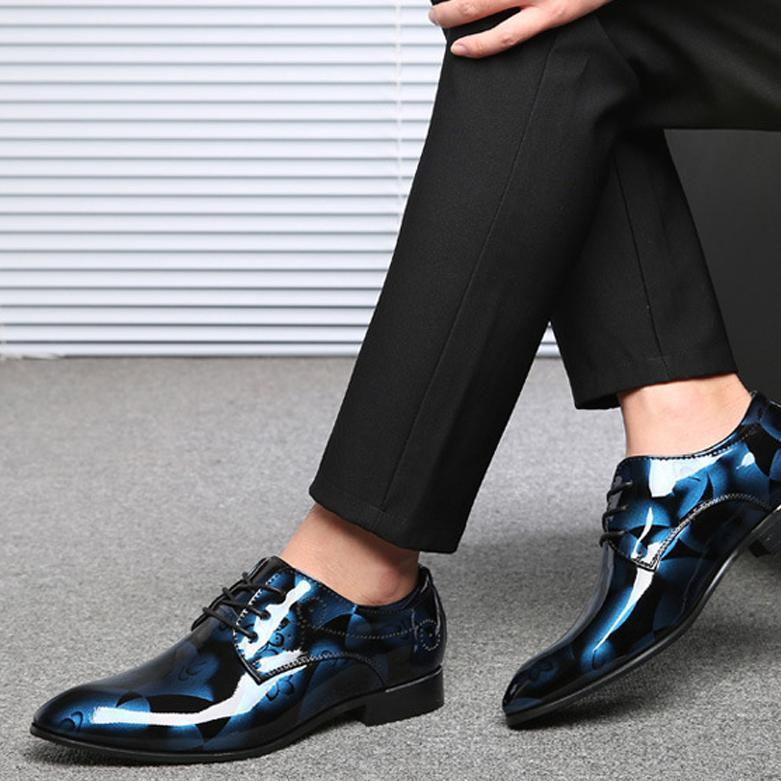 R&B | Große Herren Business Freizeitschuhe Aus Glanzleder