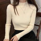 R&B | gerippter Wollpullover für Damen