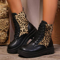 R&B | Damen Leoparden Martin Stiefel
