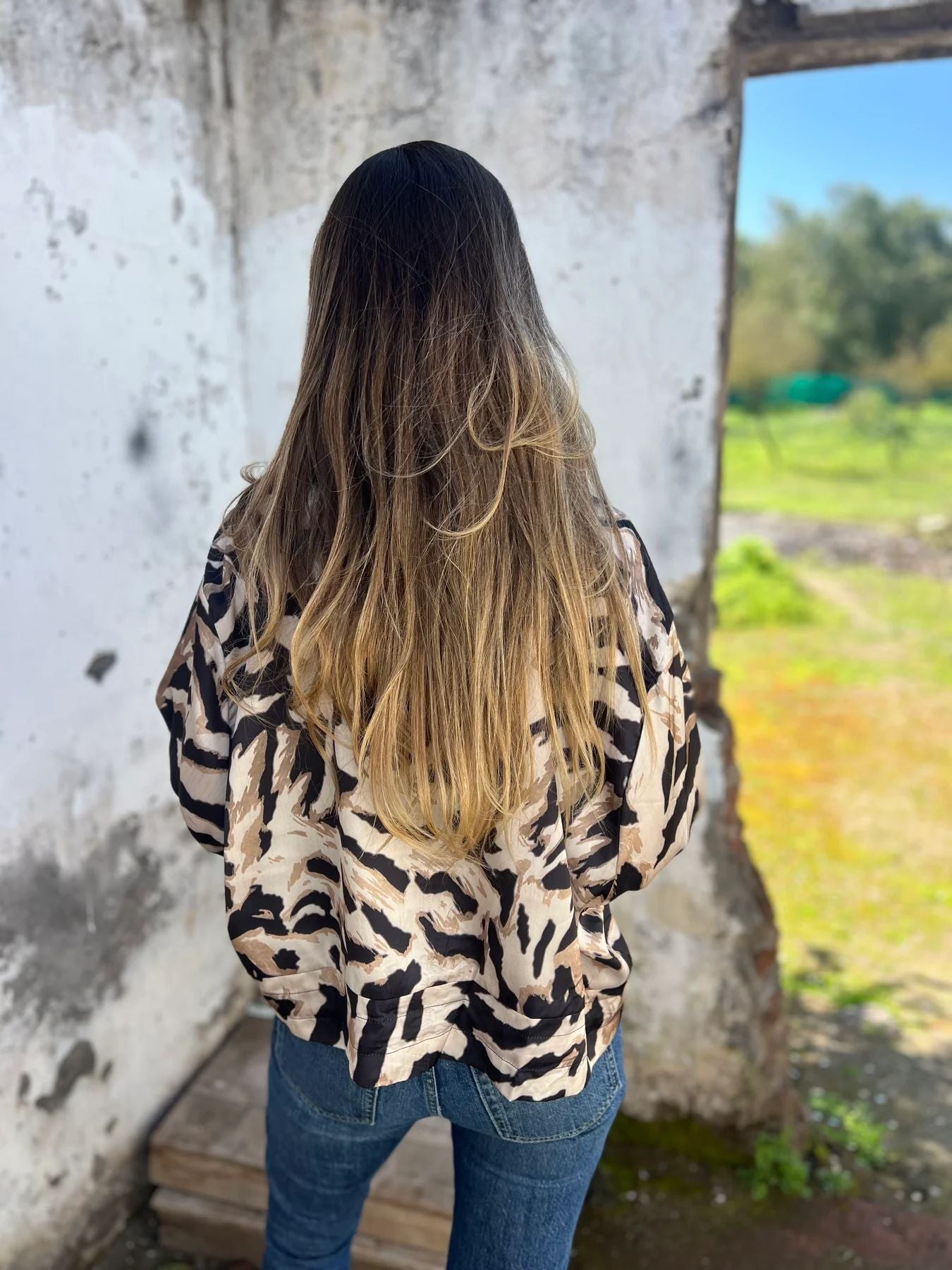 R&B | Damen-Bomberjacke mit Print