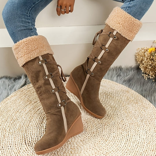 KeilabsatzStiefel Mit Fleecefutter R&B
