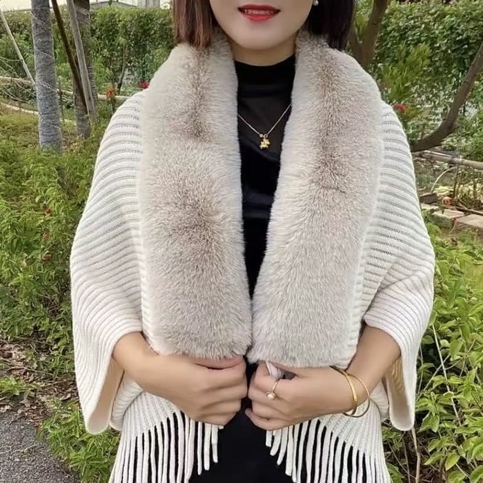 R&B | Stilvoll Gestrickter Schal für Frauen 