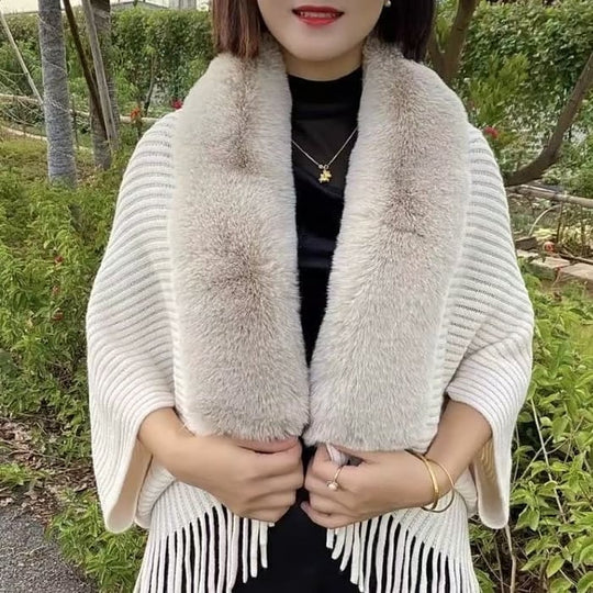 R&B | Stilvoll Gestrickter Schal für Frauen 