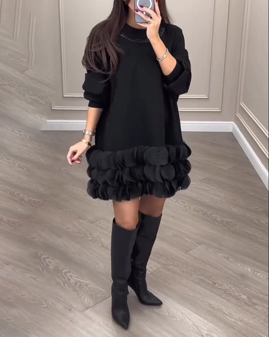 R&B | Kleid mit Patchwork Blütenblättern