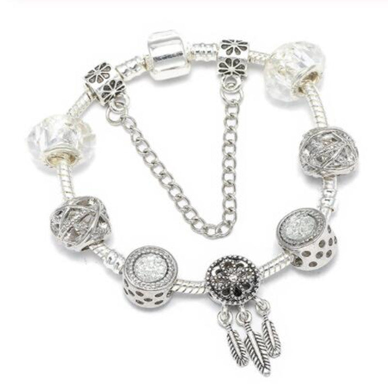 R&B | Pfirsichblüten Charme Armband