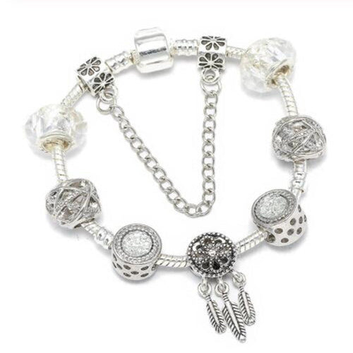 R&B | Pfirsichblüten Charme Armband