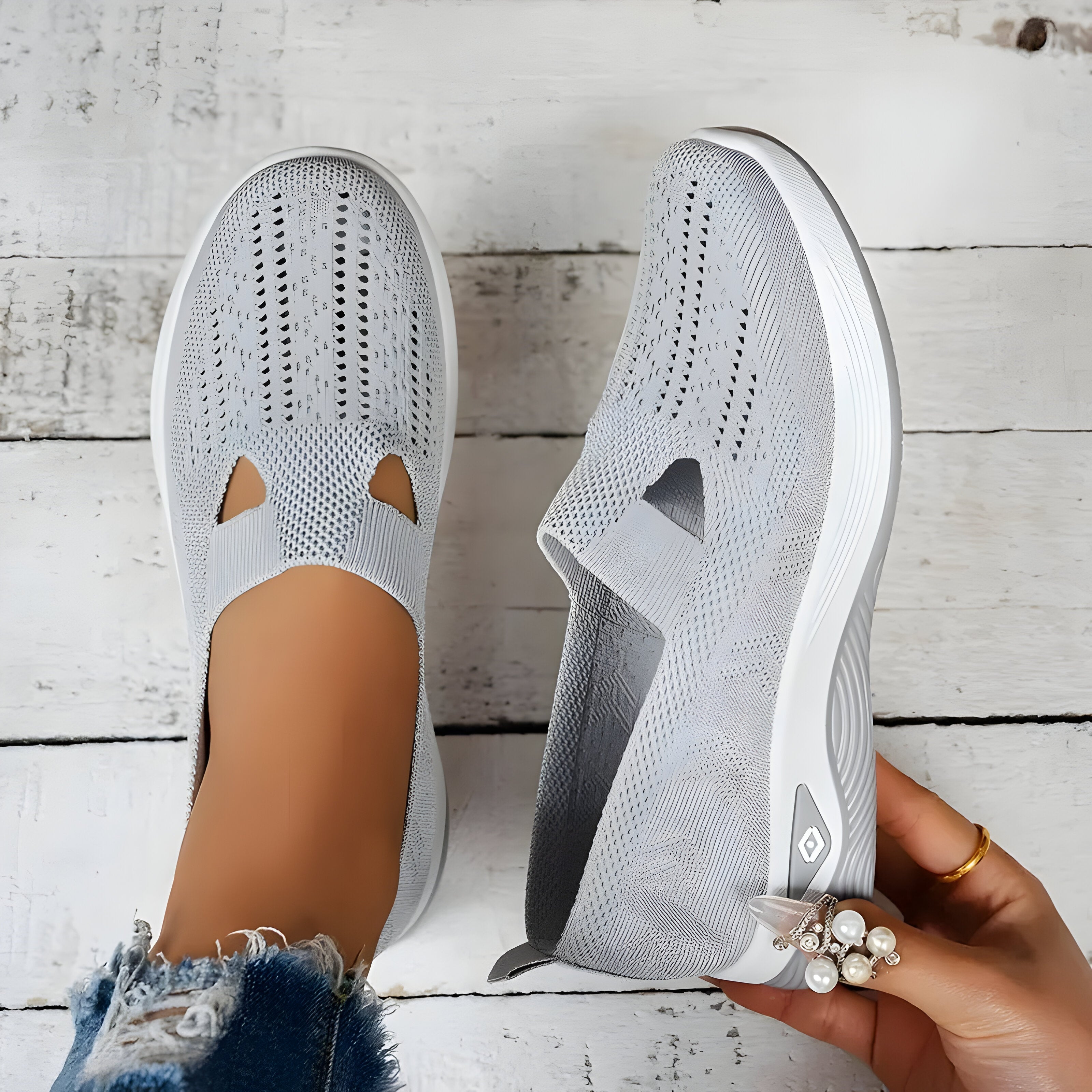 On-Sneakers aus Mesh für Frauen R&B