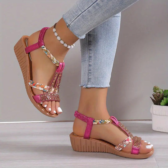 Boho geflochtene Keile