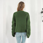 R&B | Schicke & gemütliche Strickjacke mit Puffärmeln