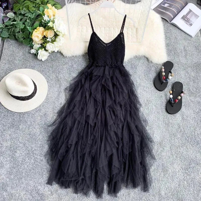 R&B | Kleid Aus Netzschlaufe