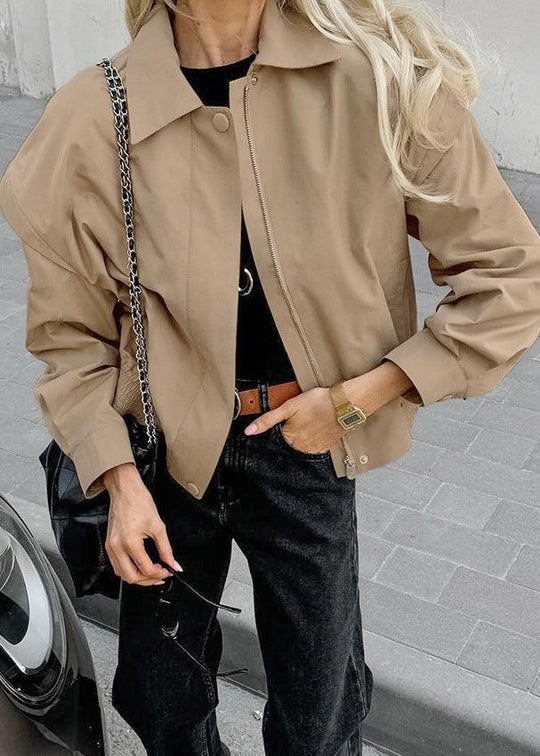 R&B | Französische Revers Bomberjacke – Müheloser Stil für jeden Tag