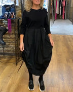 R&B | Patchwork Kleid mit Kordelzug