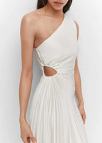 Sabrina - Eine Schulter-Maxikleid