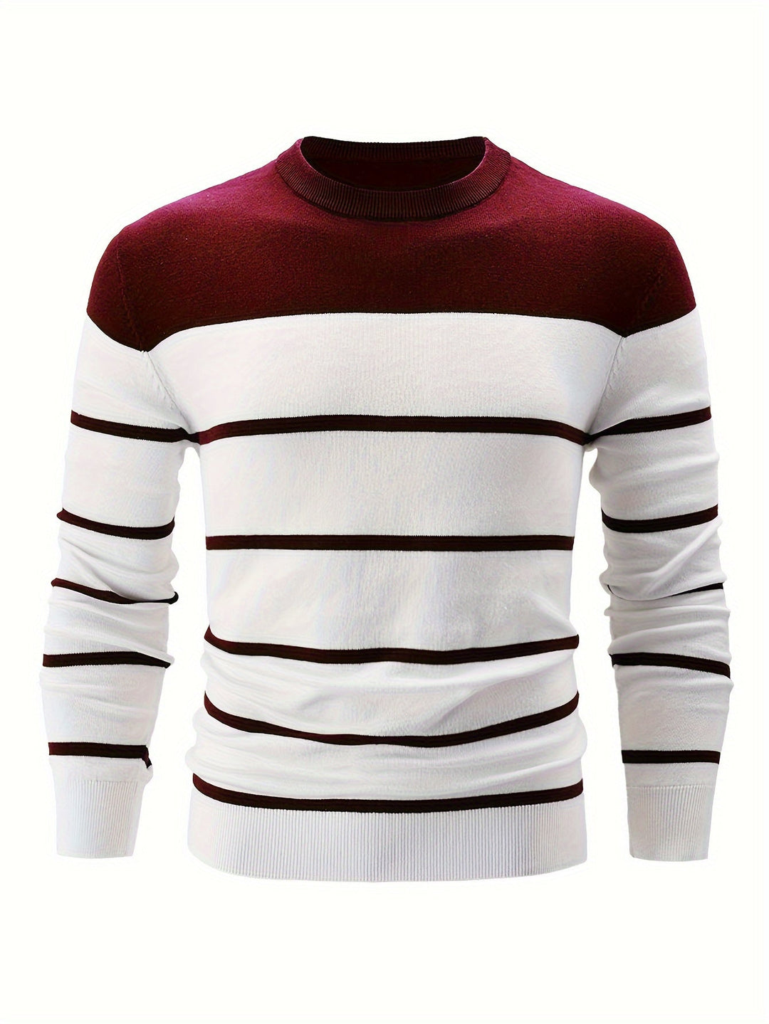 R&B | Gestreifter Pullover Baumwolle Klassisch und Komfortabel