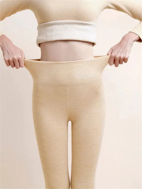 R&B | Damen Winterhose Fleece - Warme Leggings mit Formungseffekt