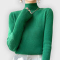 R&B | Strickpullover mit Halbem Rollkragen und Langen Ärmeln