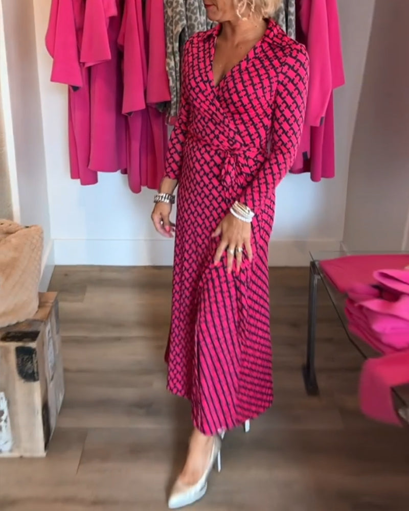 R&B | Maxikleid mit V-Ausschnitt