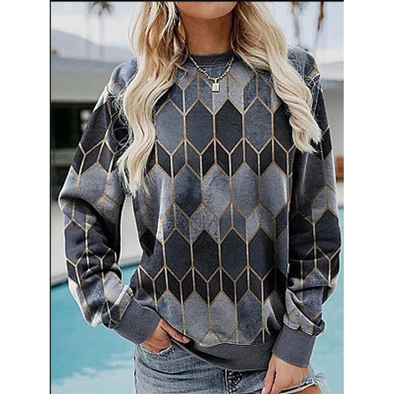 R&B | Lässiges Sweatshirt mit Zigzag-denimlook Weich und Trendy Perfekt für Den Alltag