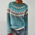 R&B | Stylischer Pullover mit Vintage-Muster