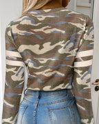 R&B | Halbzip Camouflage Langarm