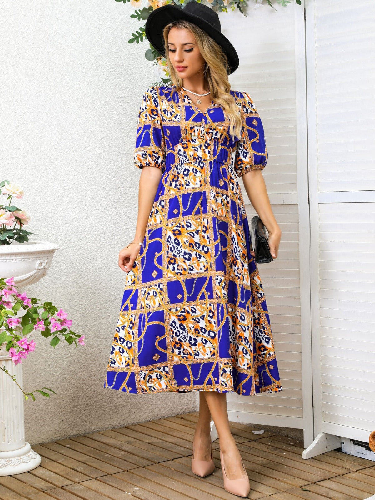 R&B | Bedrucktes Damenkleid