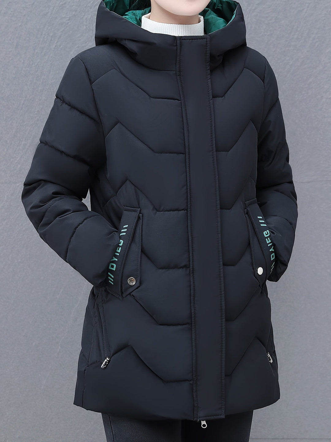 R&B | Mittellange Gepolsterte Jacke für Frauen Ideal für Herbst Winter