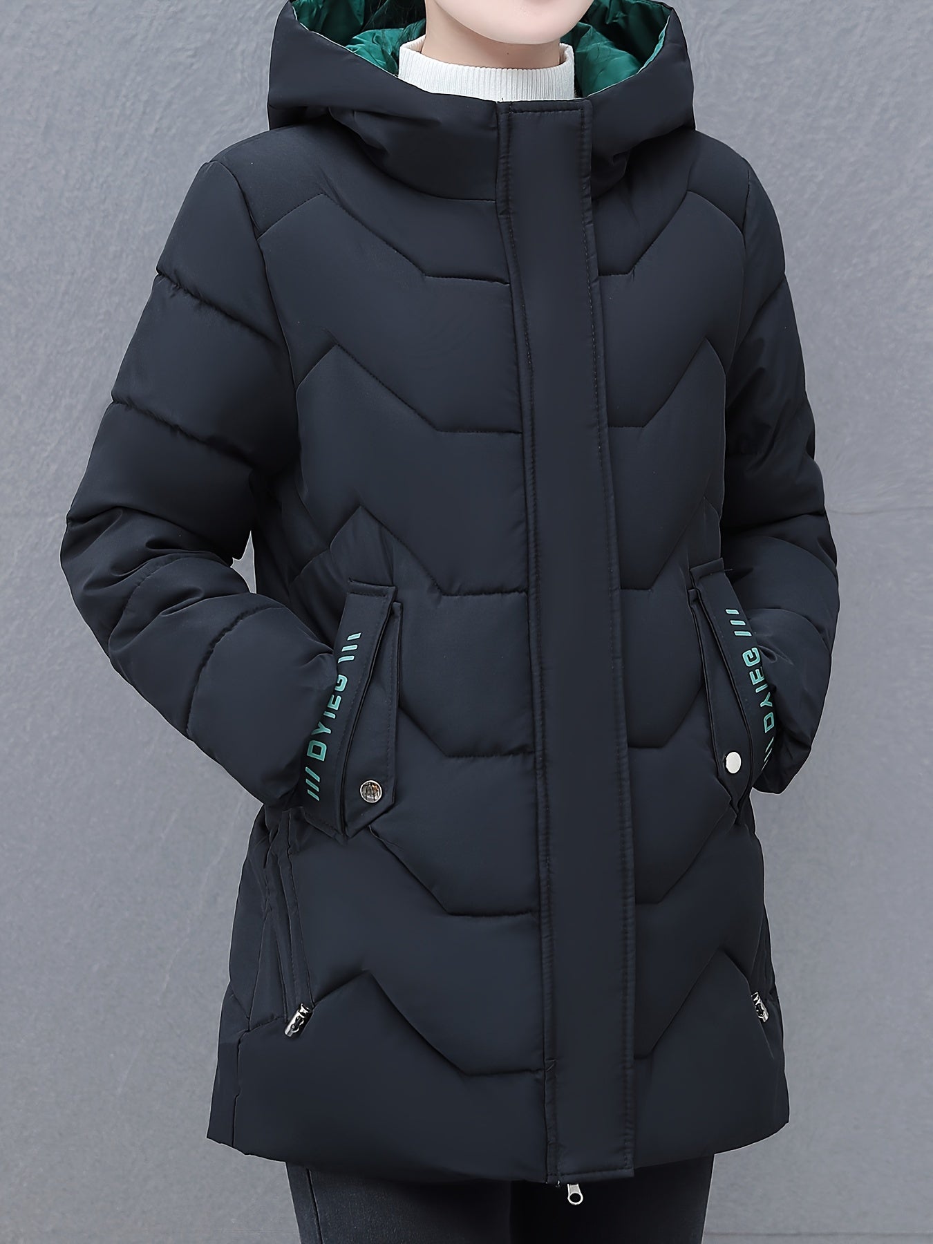 R&B | Mittellange Gepolsterte Jacke für Frauen Ideal für Herbst Winter