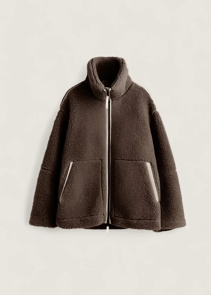 R&B | Fleecejacke Creme
