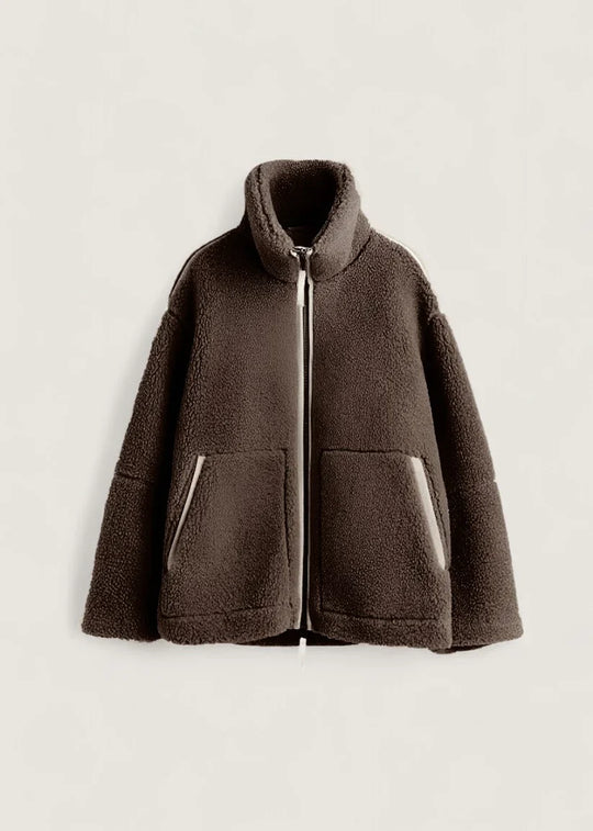 R&B | Fleecejacke Creme