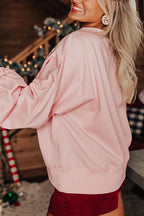 R&B | Weihnachtsmann Pailletten Lässiges Lockeres Sweatshirt